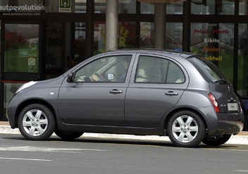 Wkład lewego lusterka elektrycznego Nissan Micra K12